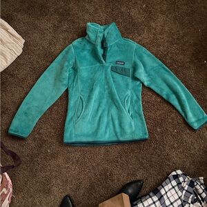 Patagonia Teal Fleece Jacket
